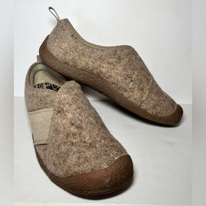Keen Howser Wrap Wool Shoes Women's Size 10.5 Taupe Brown  Excellent Condition